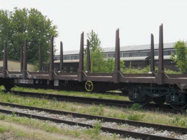 Ros rail cars for timber transports