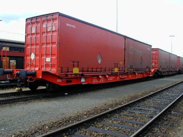 20 x Sgkkms 698 freight wagon for the transportation of HighCube swap bodies and containers for sale