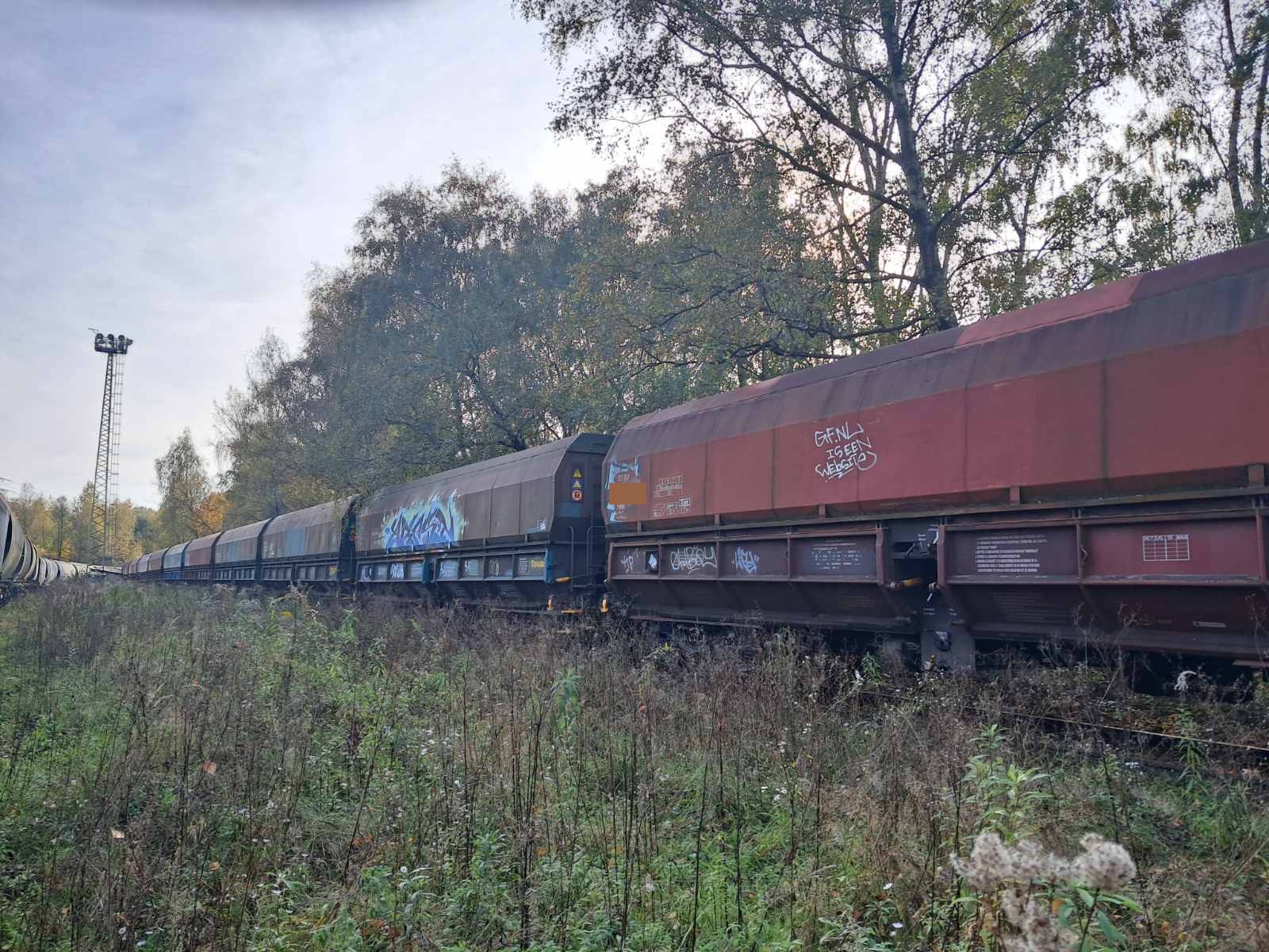 53 x Falns hopper cars for gravel, coal and others for sale