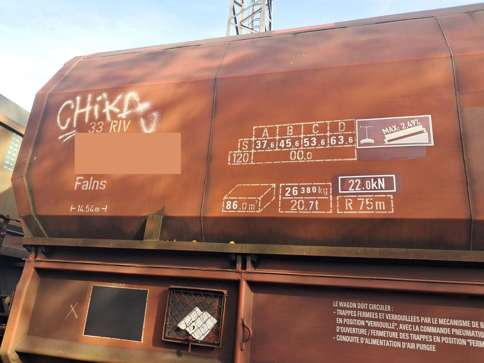 53 x Falns hopper cars for gravel, coal and others for sale – Bild 7