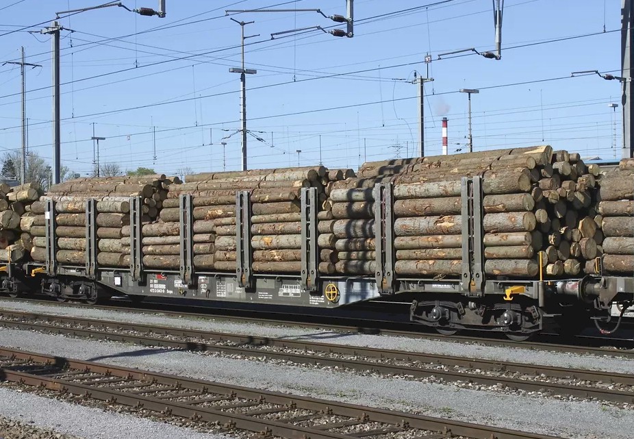 50 x  Snps 4 axle flat cars for timber and wood transport for sale