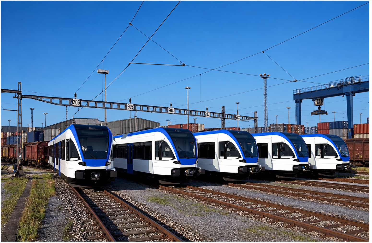 12 x EMU used train set 520 GTW for sale 1435 mm