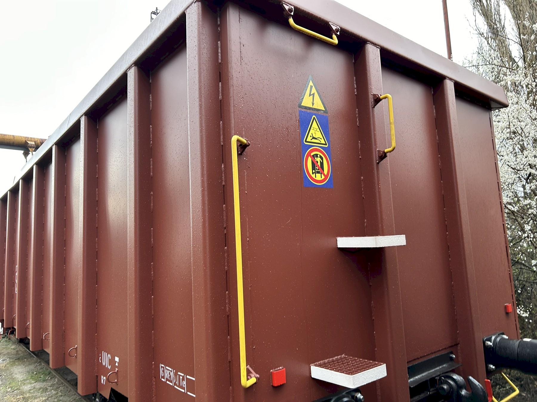 40 Eaos box cars,  new box and steel floor,  UIC RIV, general revision valid for 6 years